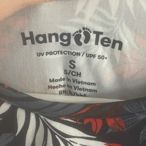 Hang Ten Womens Sunray UPF 50 Size Small Floral Shirt UV Protection - Picture 6 of 9